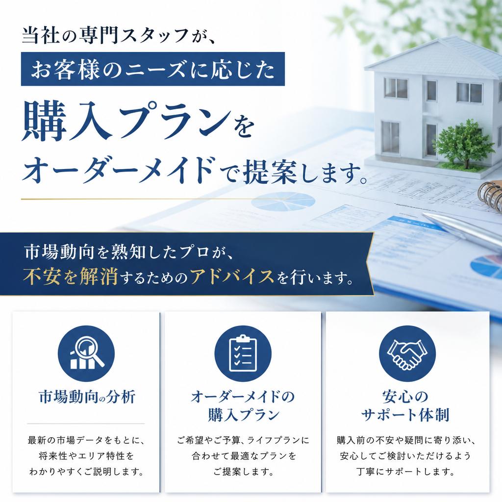 専門スタッフによるサポート