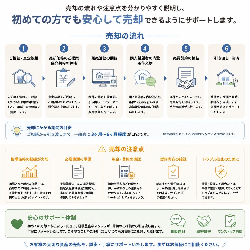 不動産売却のプロセスを熟知する
