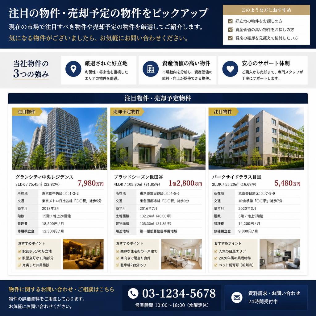購入希望者必見!おすすめ物件事情