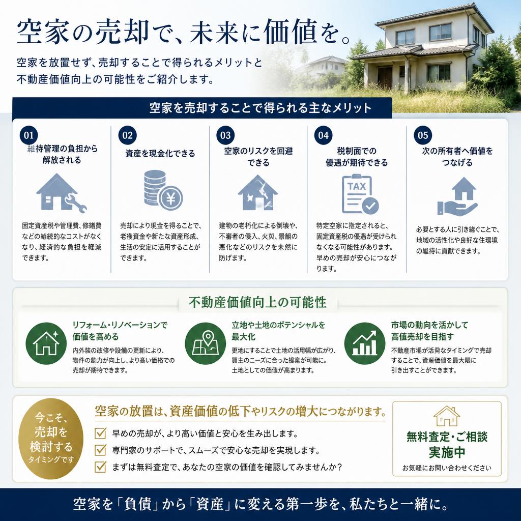空家 売却のメリット