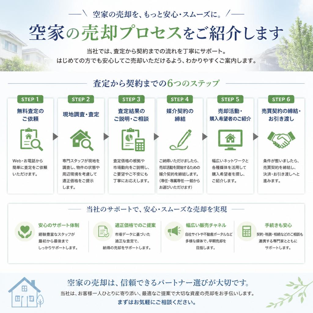 スムーズな売却プロセス