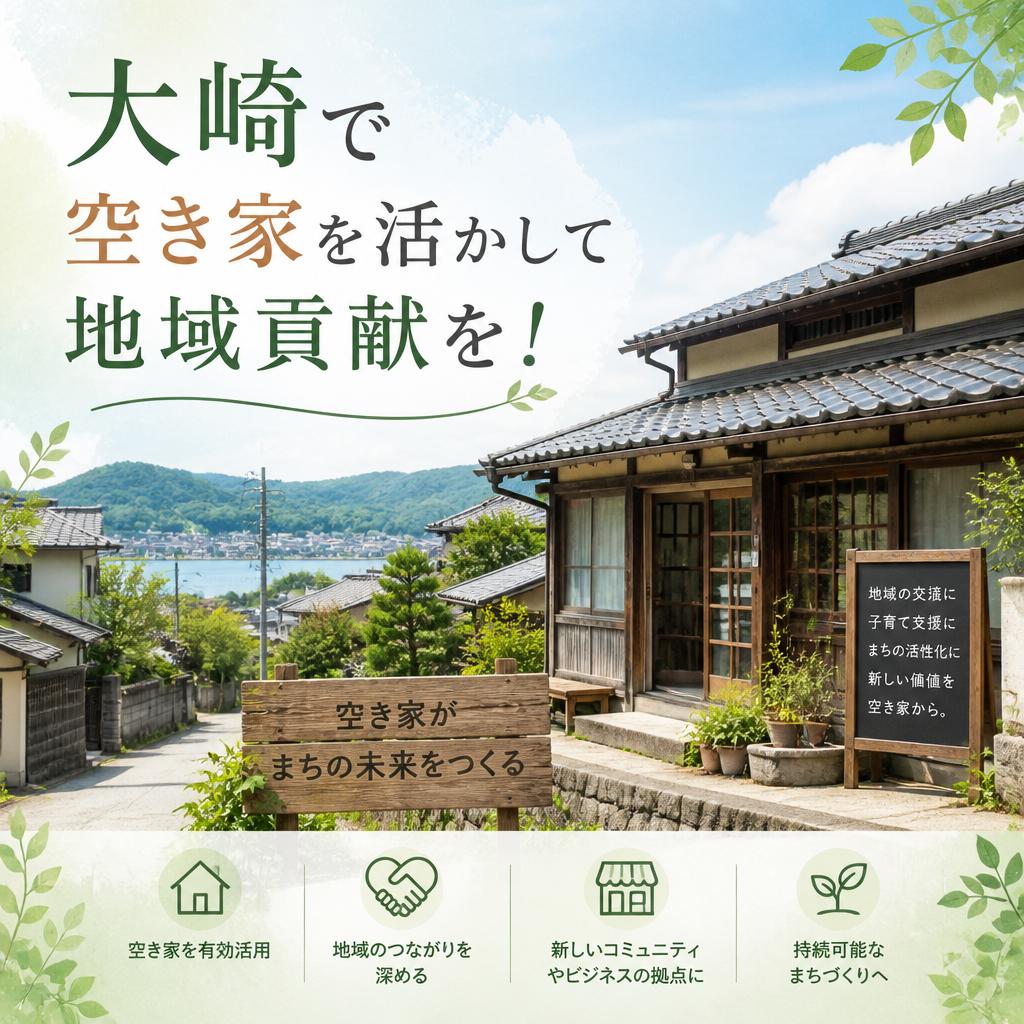 大崎で空き家を活かして地域貢献を！