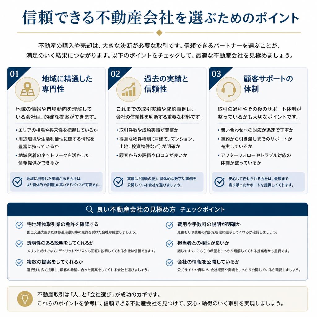 成功する不動産会社の基準とは？