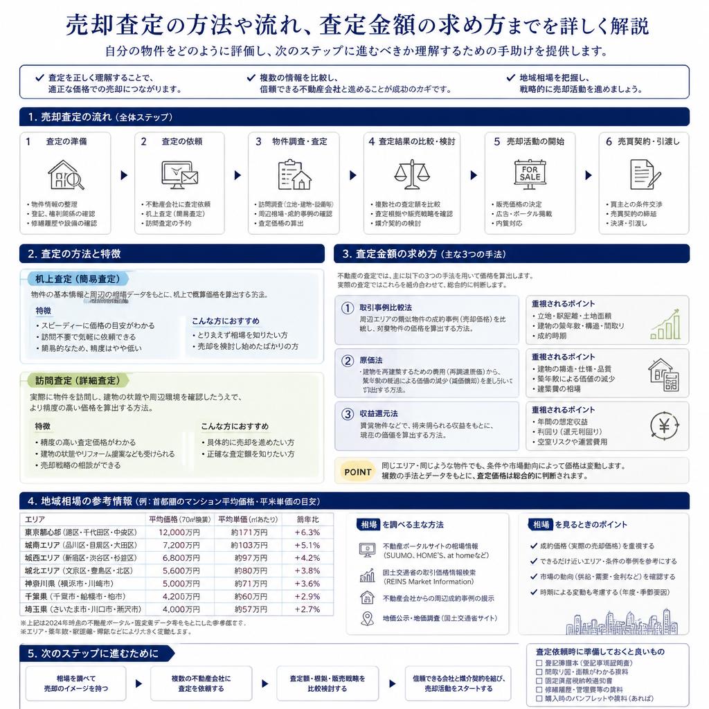 売却査定はこう活用する！