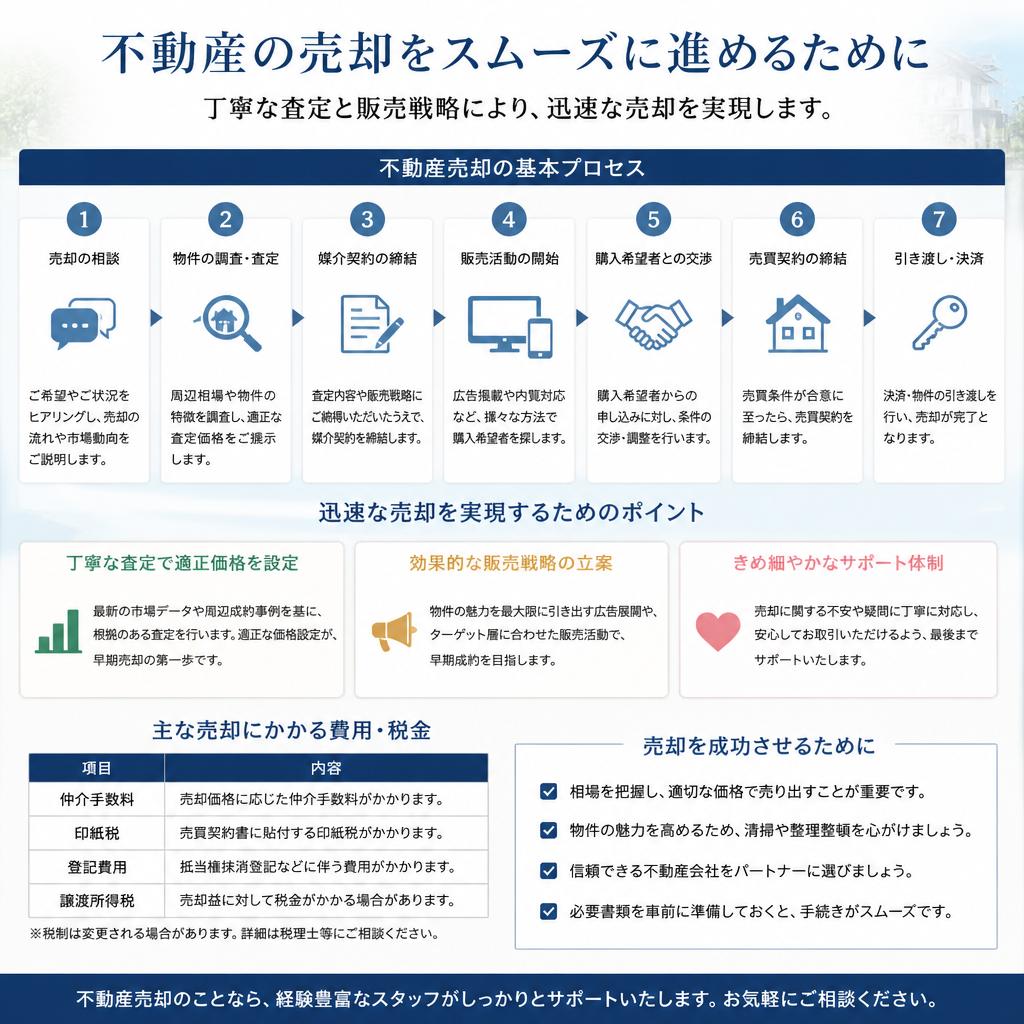 スムーズな売却プロセスの確立