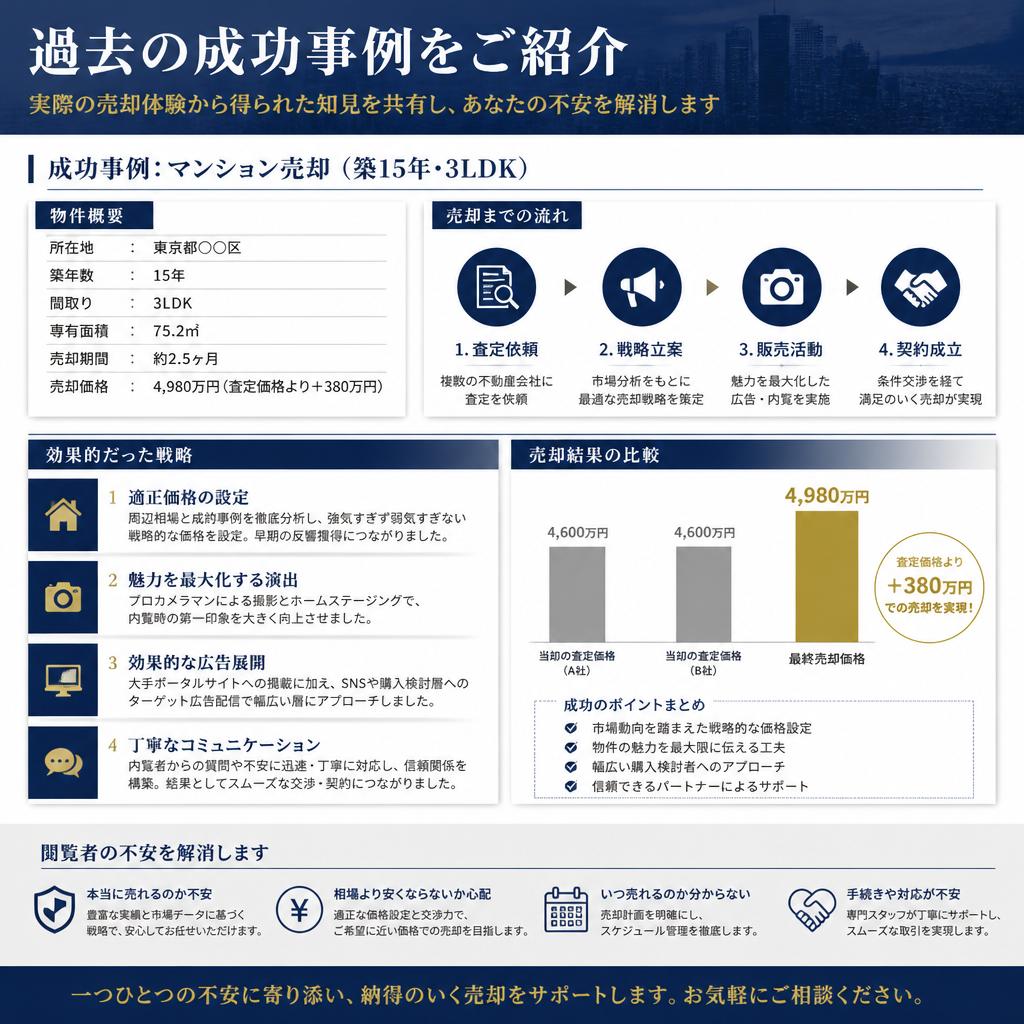 実績に基づいた成功事例