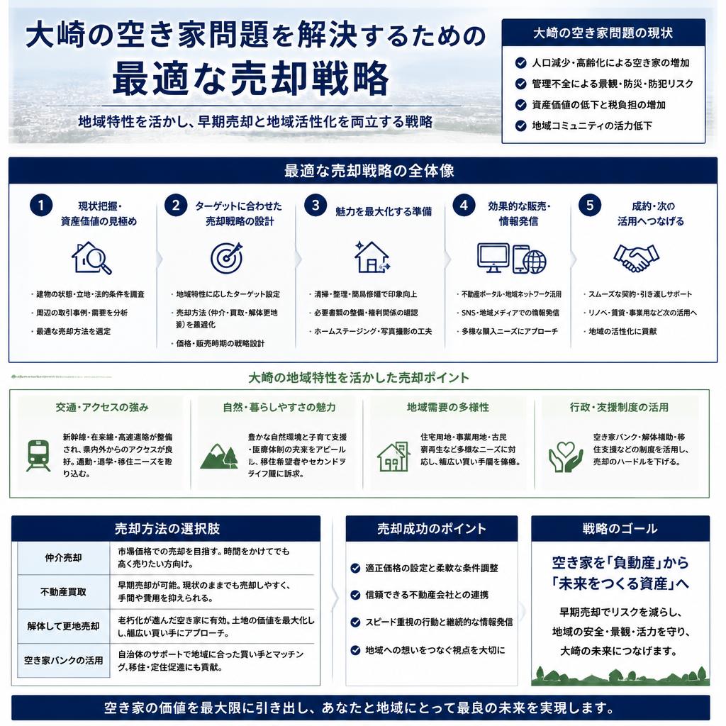大崎の空き家問題を解決するための最適な売却戦略