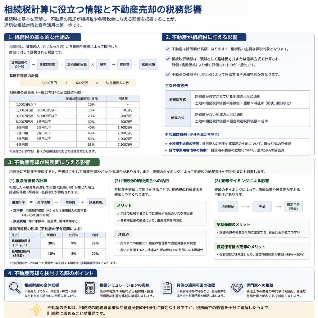 相続税と不動産売却の関係
