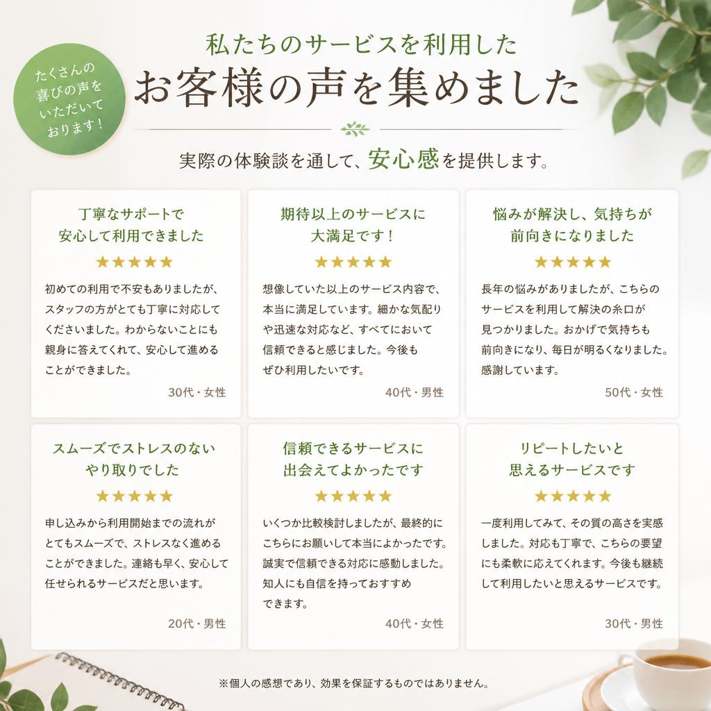 お客様の声